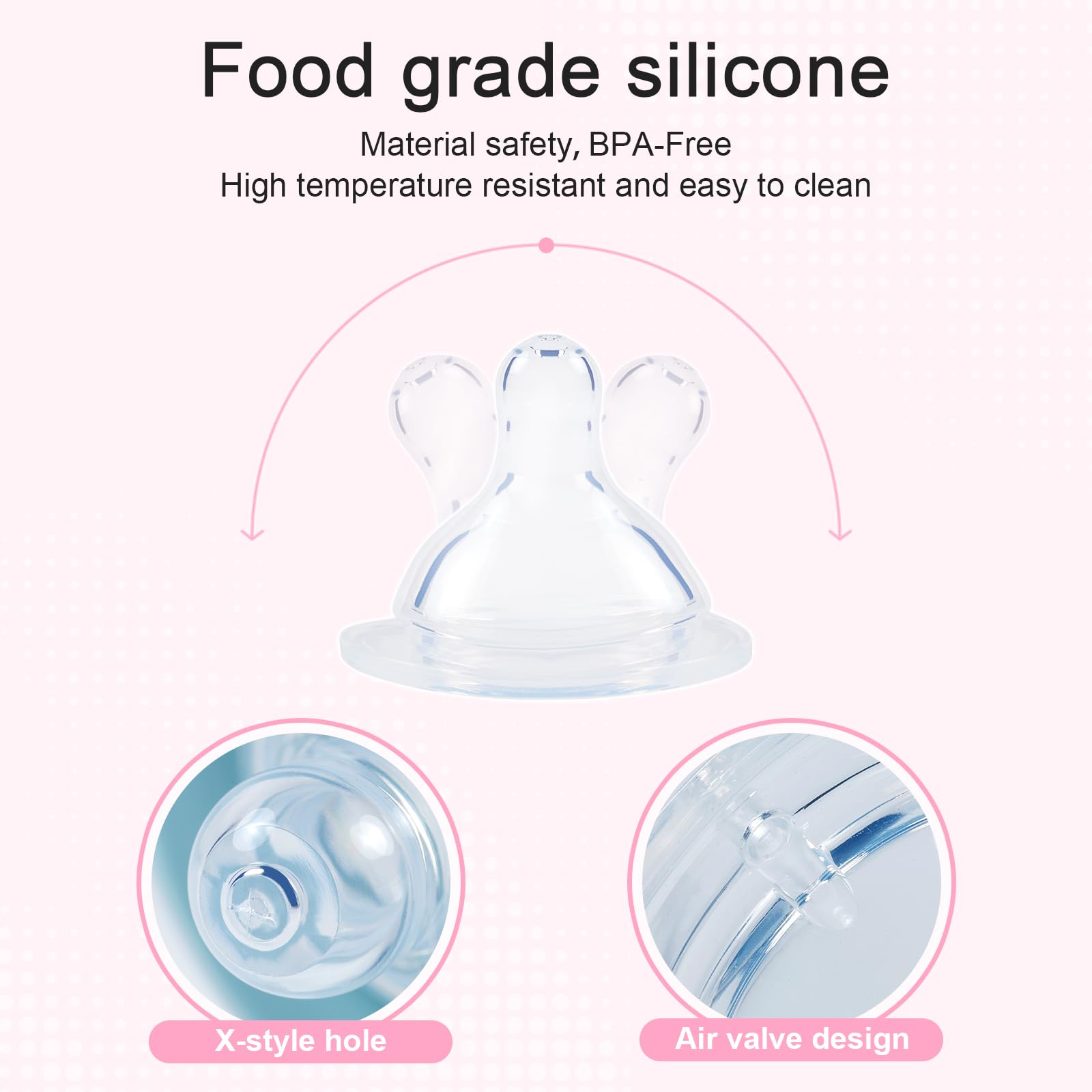 LittleForBig Adult Glass Feeding Bottle Ultra Printed Specialty Oversized Baby Parade Pattern - Image 3