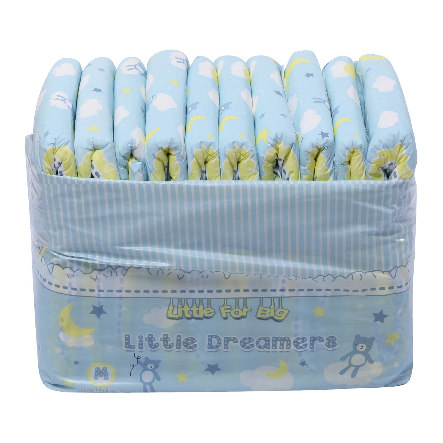 Littleforbig Adult Printed Diaper 10 Pieces - Little Dreamers (Large 36"-46") - Image 7