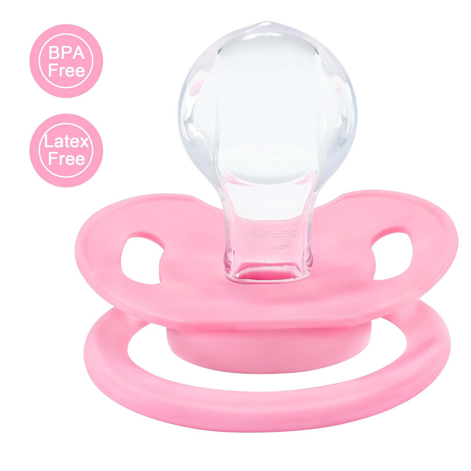 Littleforbig Bigshield Generation-II Adult Sized Pacifier Rosy - Image 4