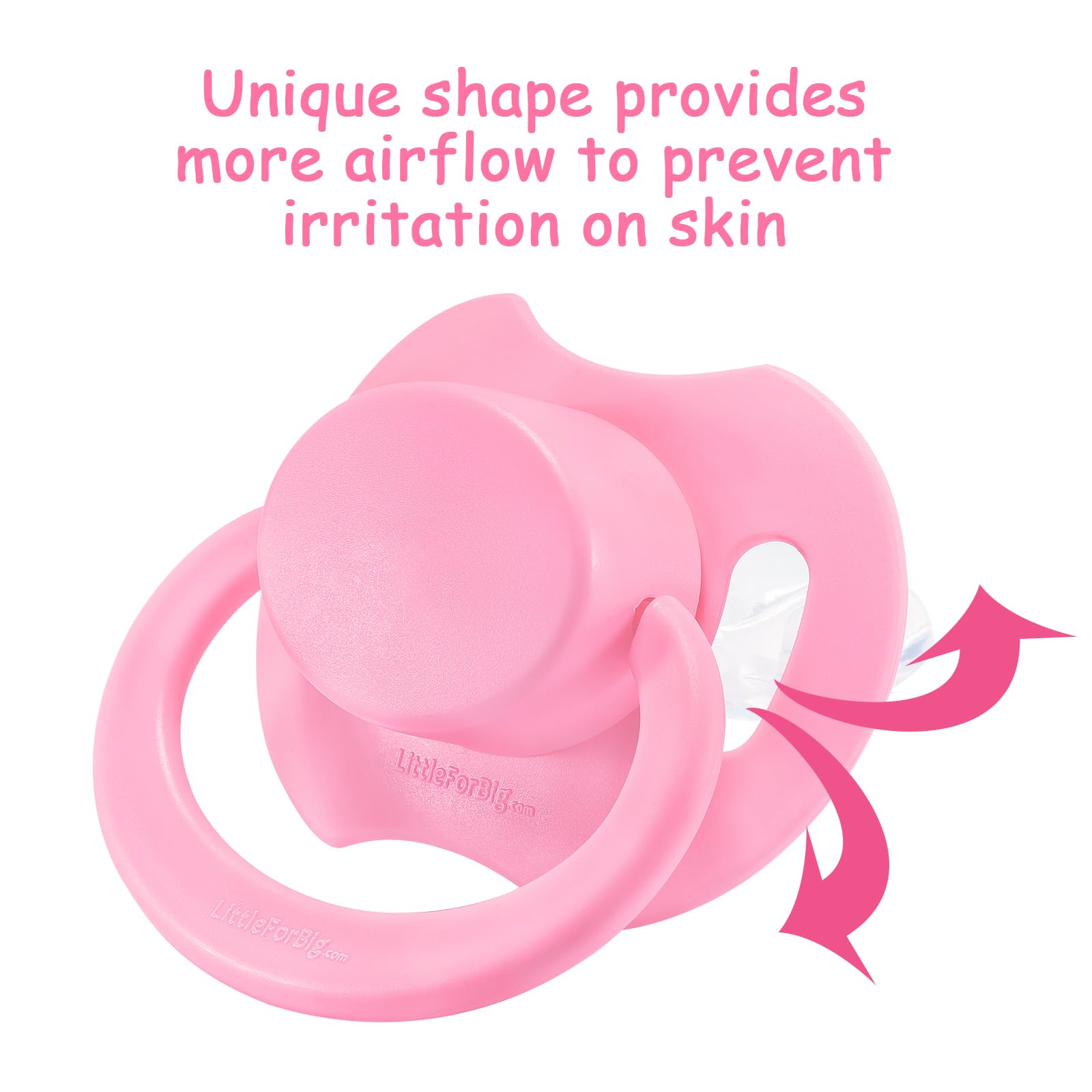 Littleforbig Bigshield Generation-II Adult Sized Pacifier Rosy - Image 5