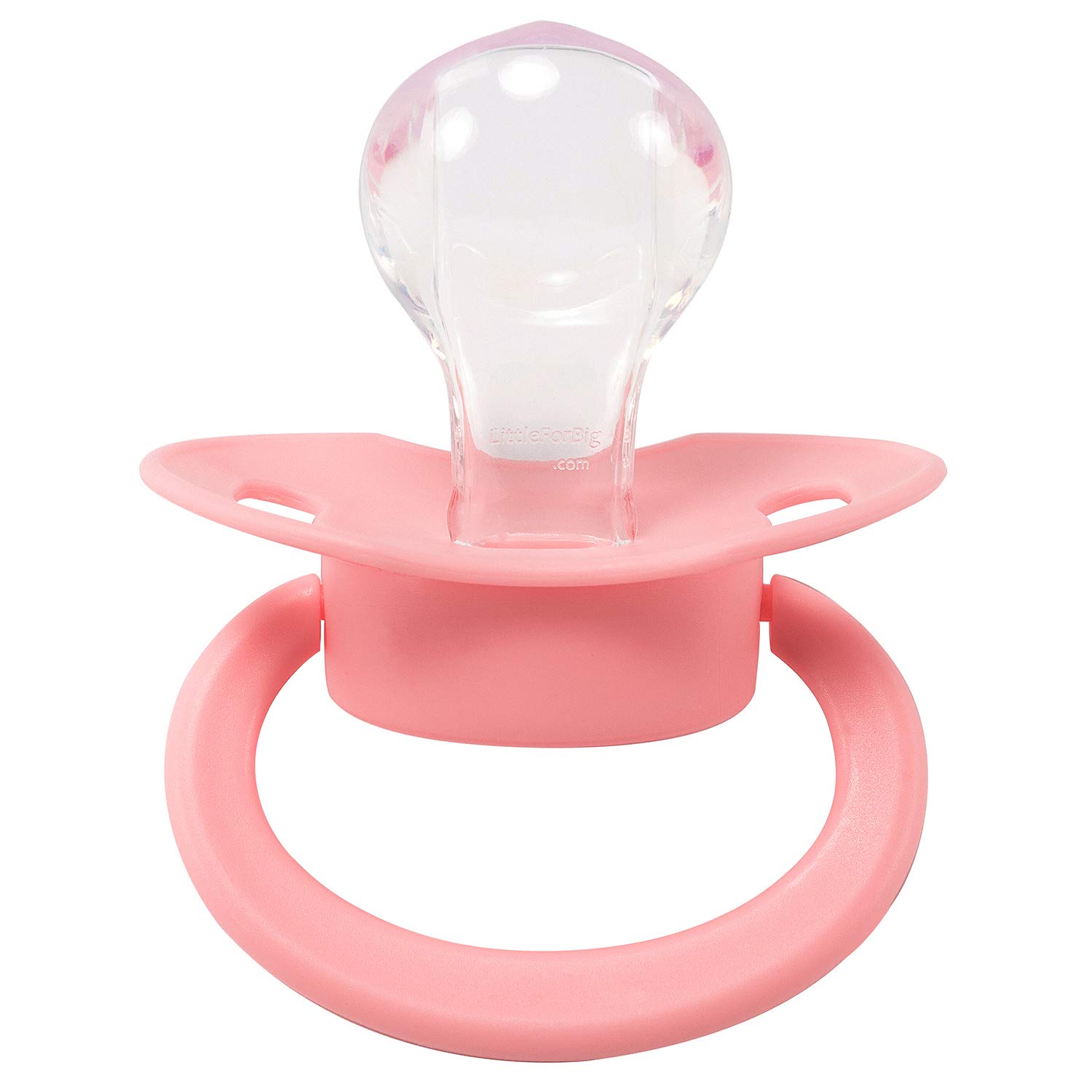 LittleForBig Bigshield Generation-II Big Sized Pacifier 3 Paci Pack - Pink, Blue, Lavender - Image 3