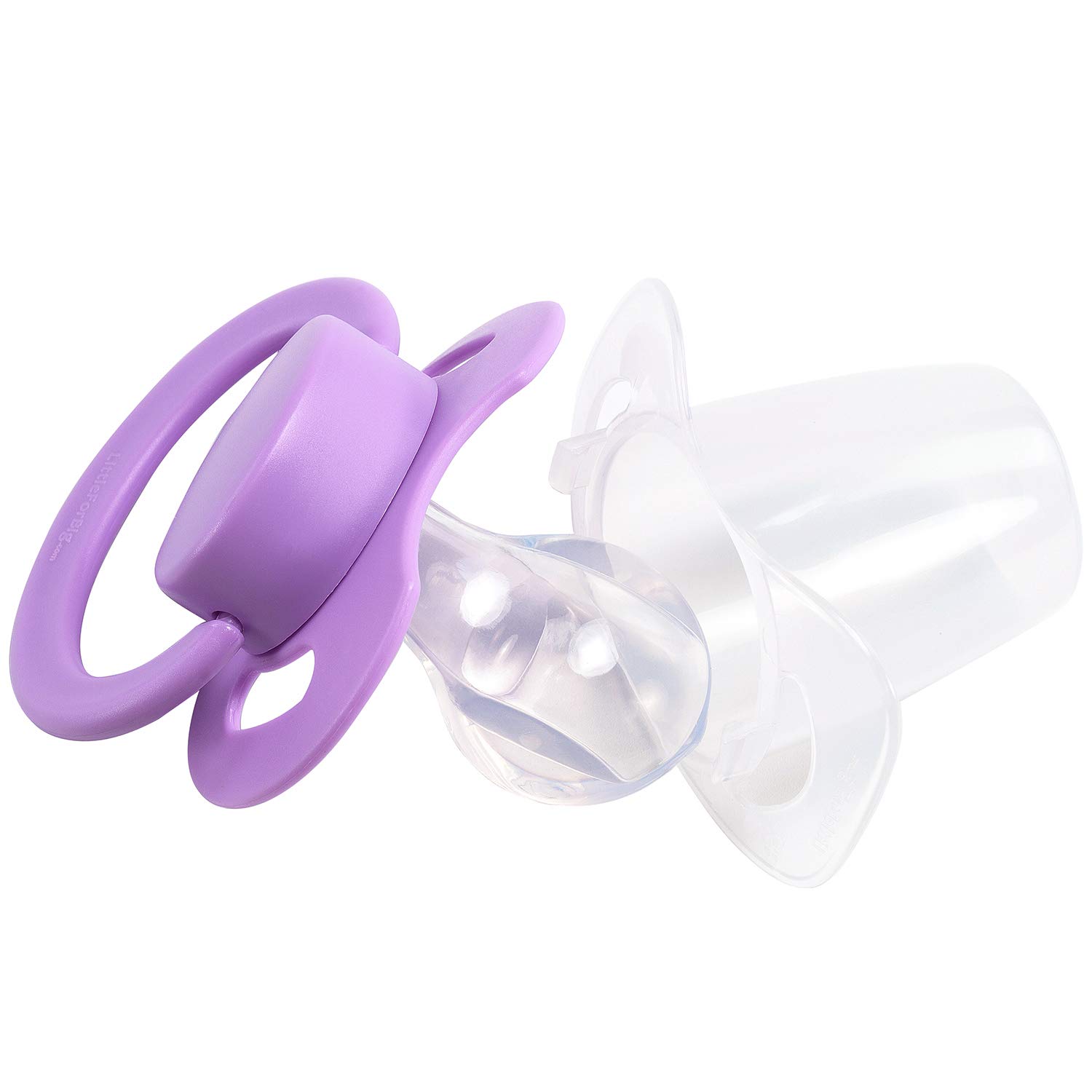 LittleForBig Bigshield Generation-II Big Sized Pacifier 3 Paci Pack - Pink, Blue, Lavender - Image 4