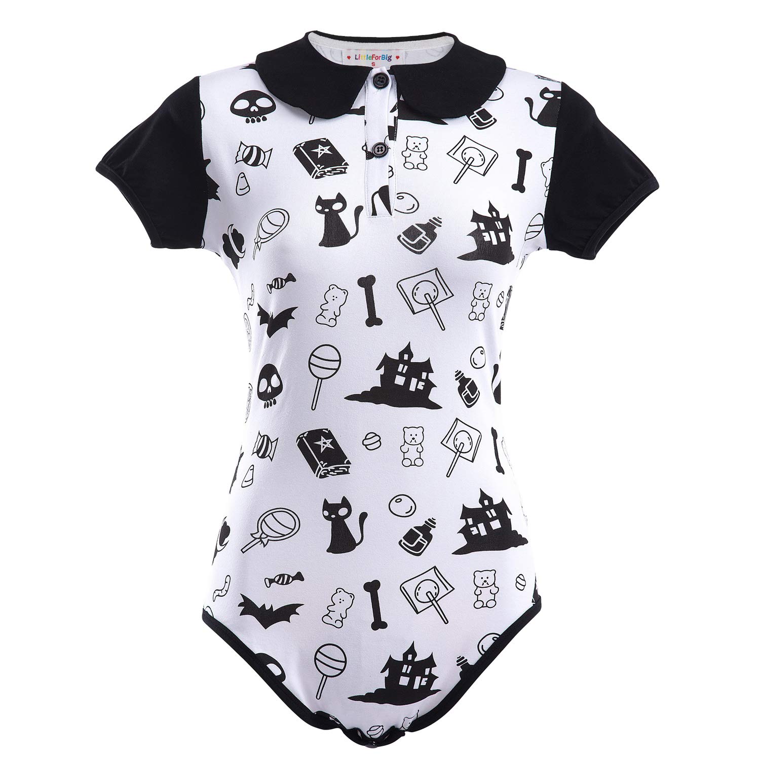 Littleforbig Cotton Romper Onesie Pajamas Bodysuit - Halloween - Image 4