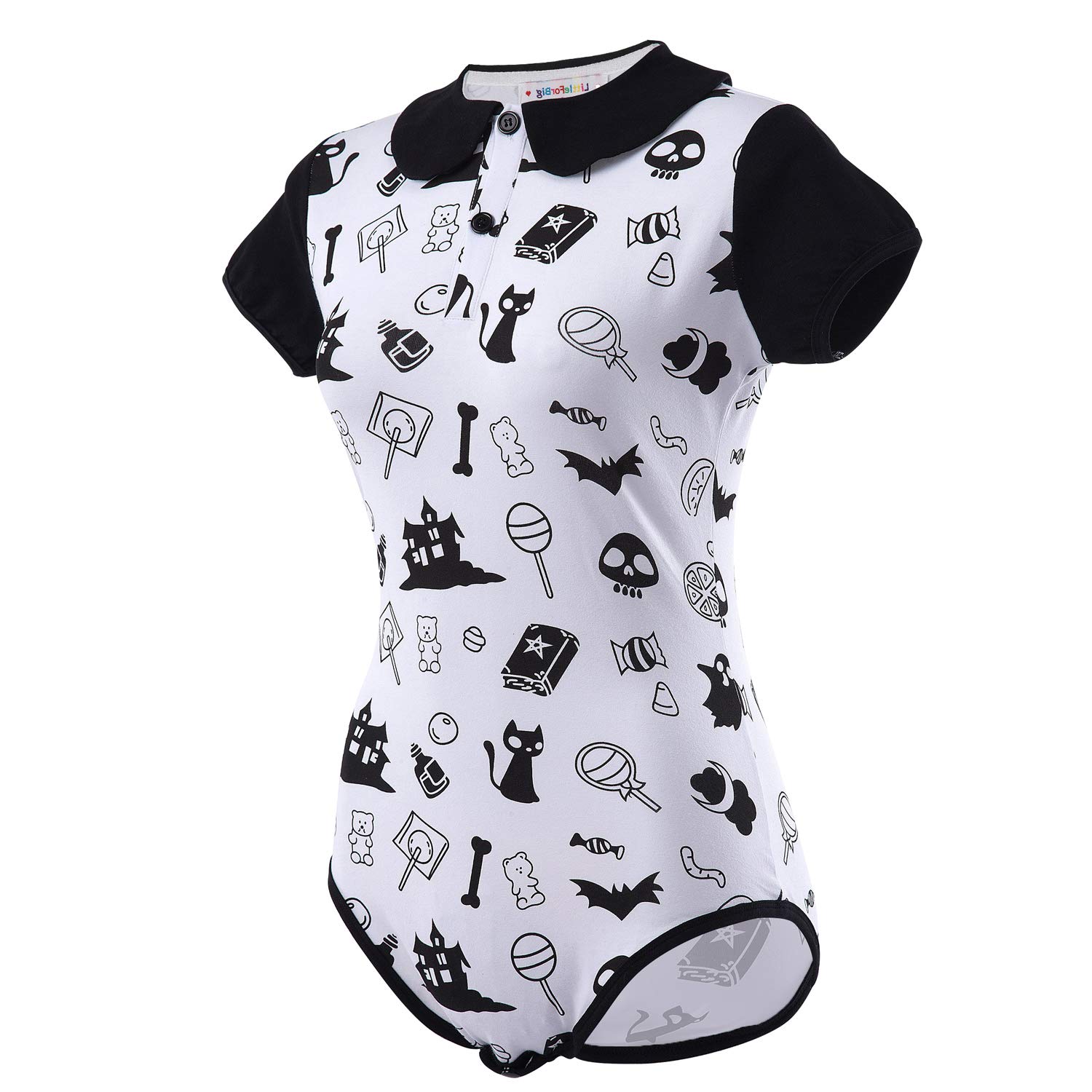 Littleforbig Cotton Romper Onesie Pajamas Bodysuit - Halloween - Image 5