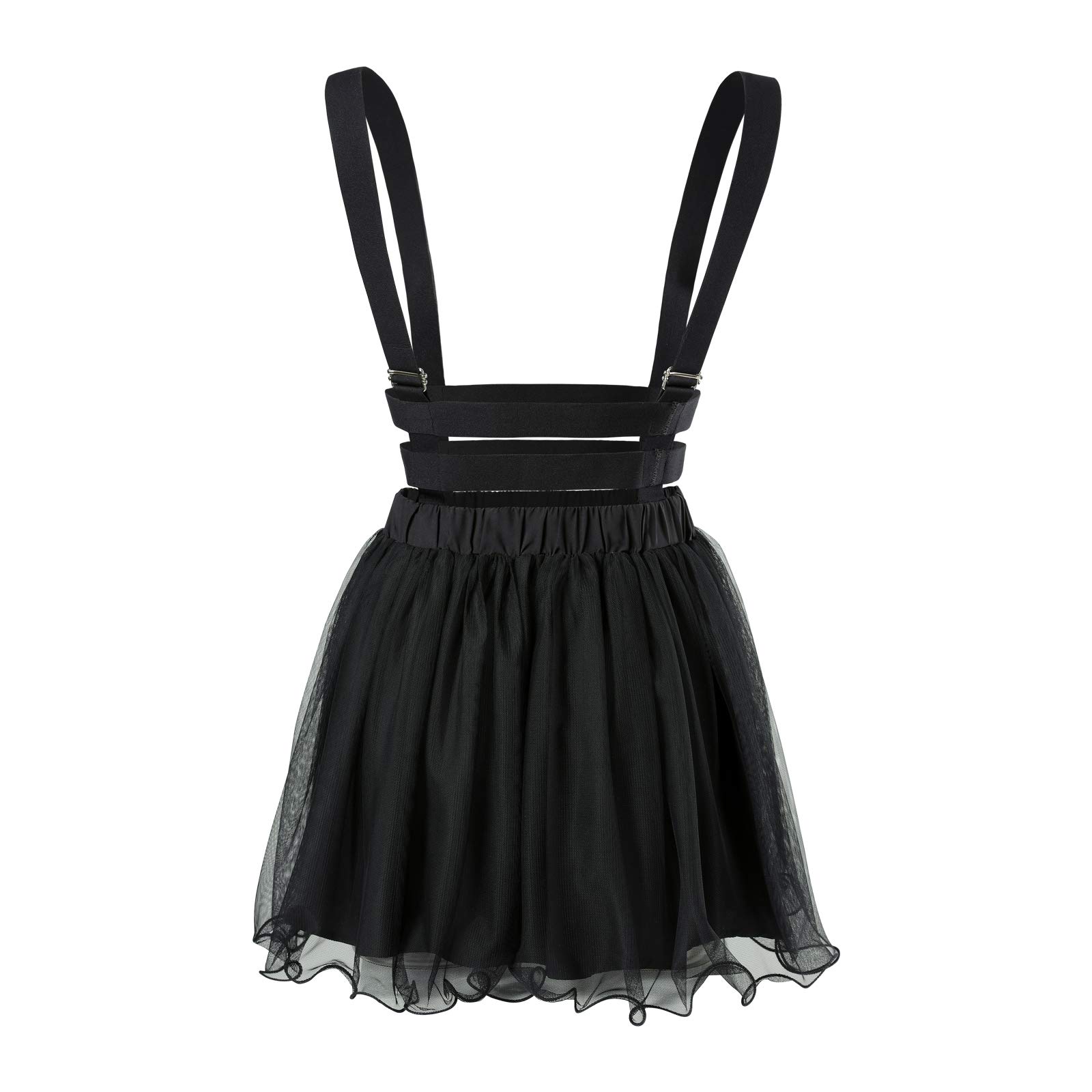 Littleforbig Mesh Overall Skirt Romper - Heartbreaker Jumper Skirt - Image 6