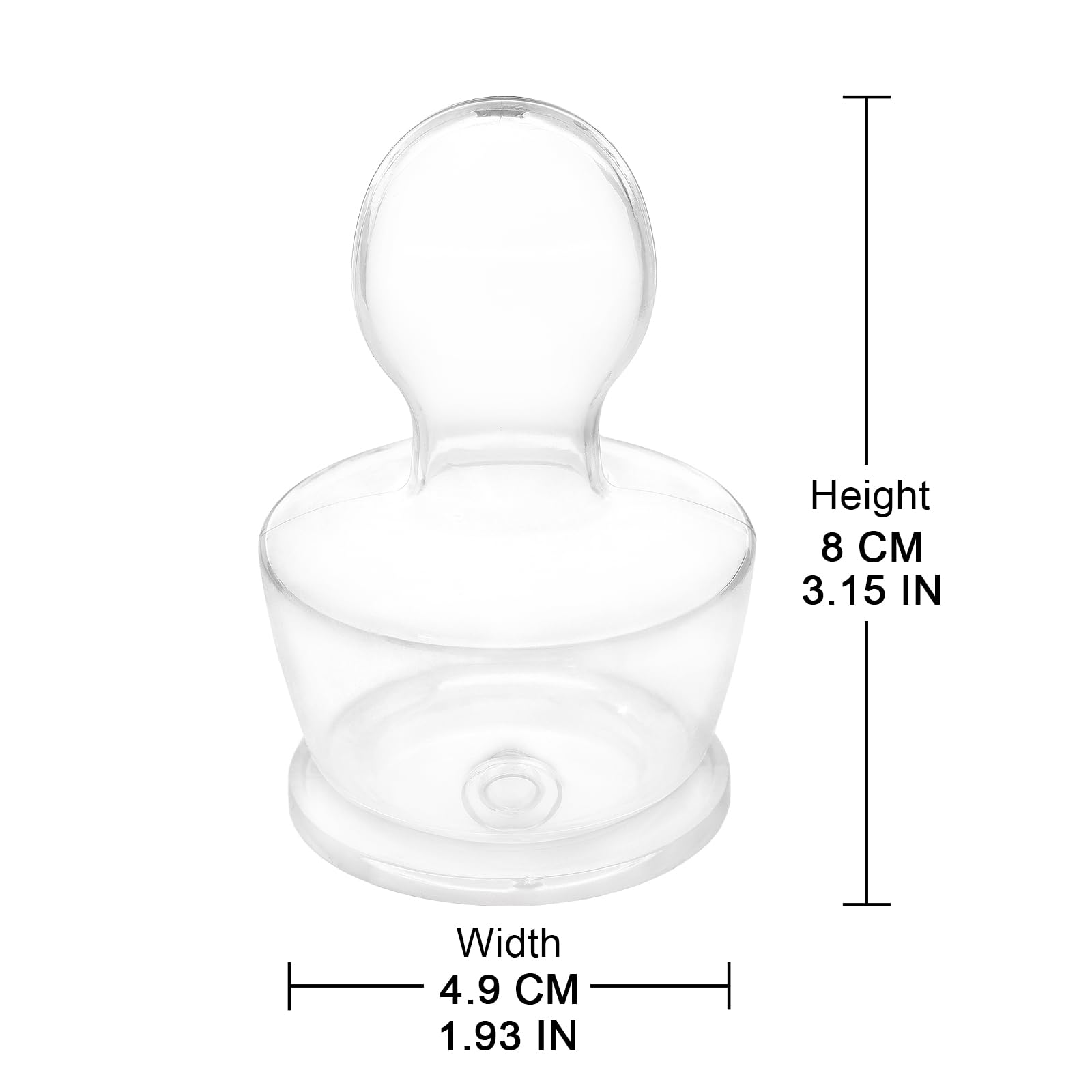 LittleForBig Silicone Soft Touch Adult Ultra Bottle Nipple Wide Mouth Bottle Replacement Teat - Image 5