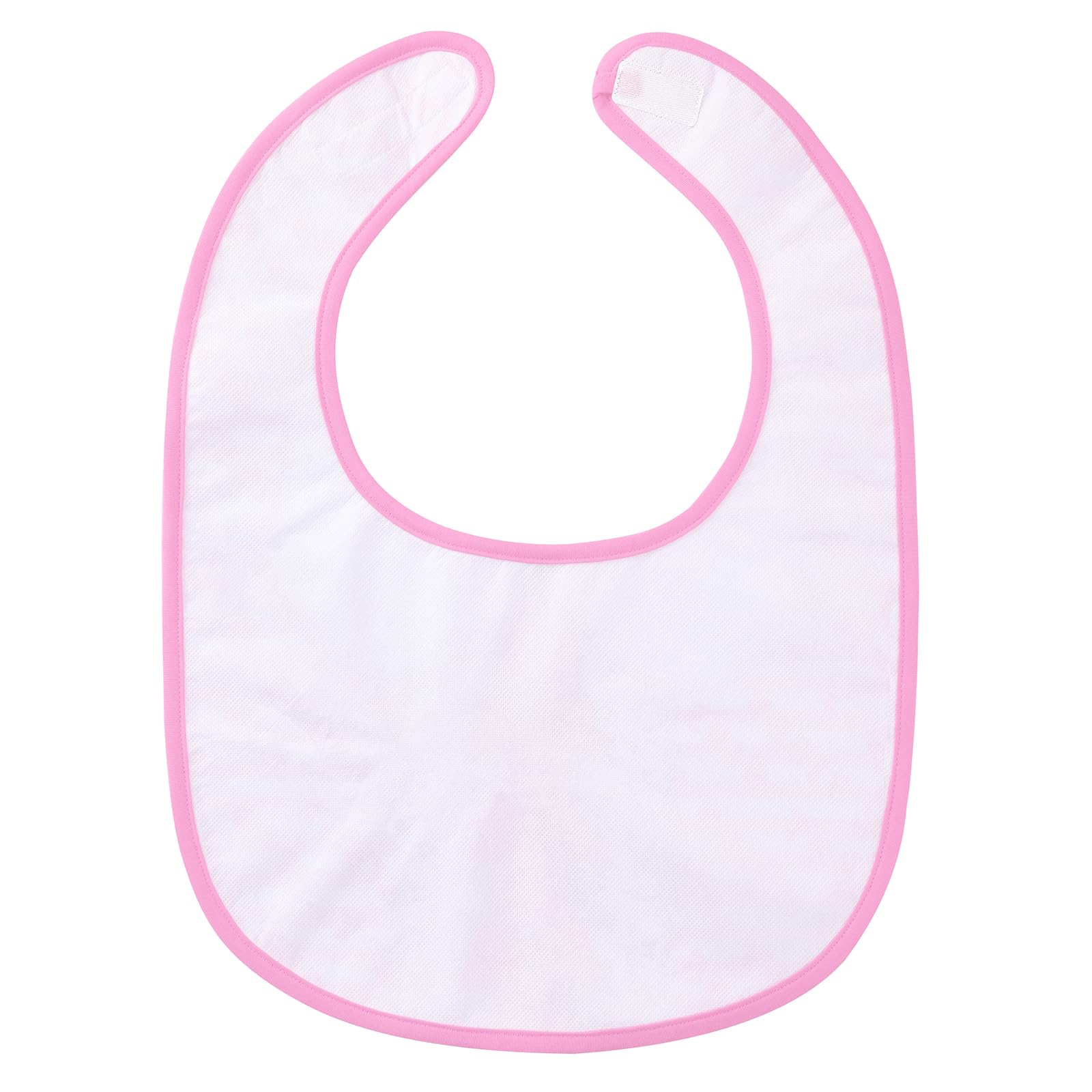 Littleforbig Silky Waterproof Babydoll Printed Adult Bib with Adjustable Hook-and-Loop Fastener Closure - Little Beauty Adult Bib - Image 6