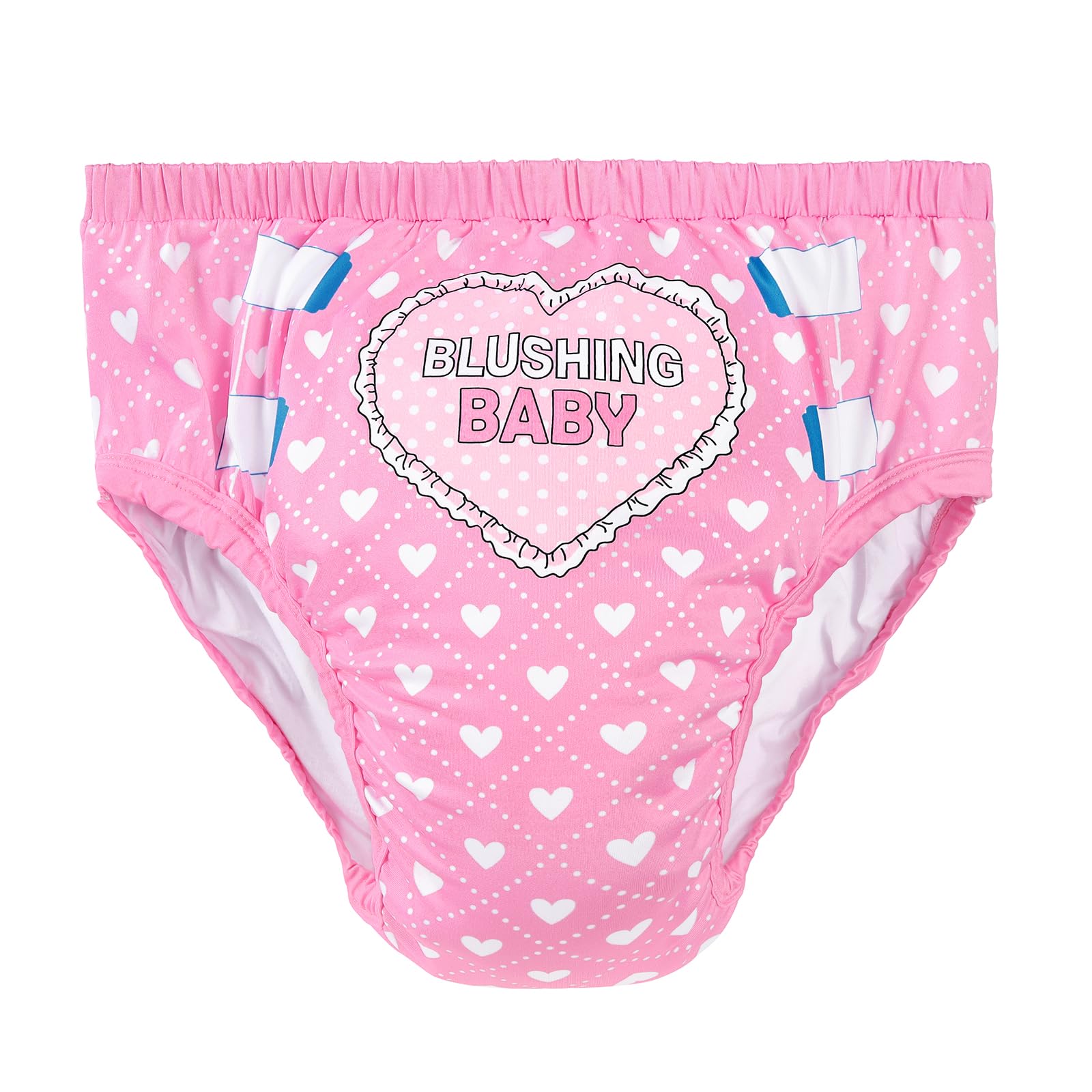 Littleforbig Soft Silky Underwear Comfortable Washable Reusable Adult Training Pants - Blushing Baby - Image 5