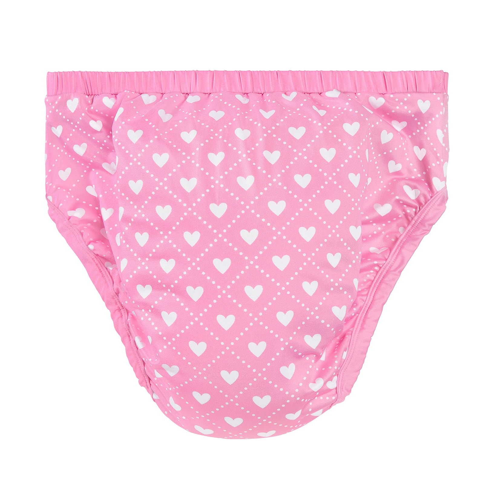 Littleforbig Soft Silky Underwear Comfortable Washable Reusable Adult Training Pants - Blushing Baby - Image 6