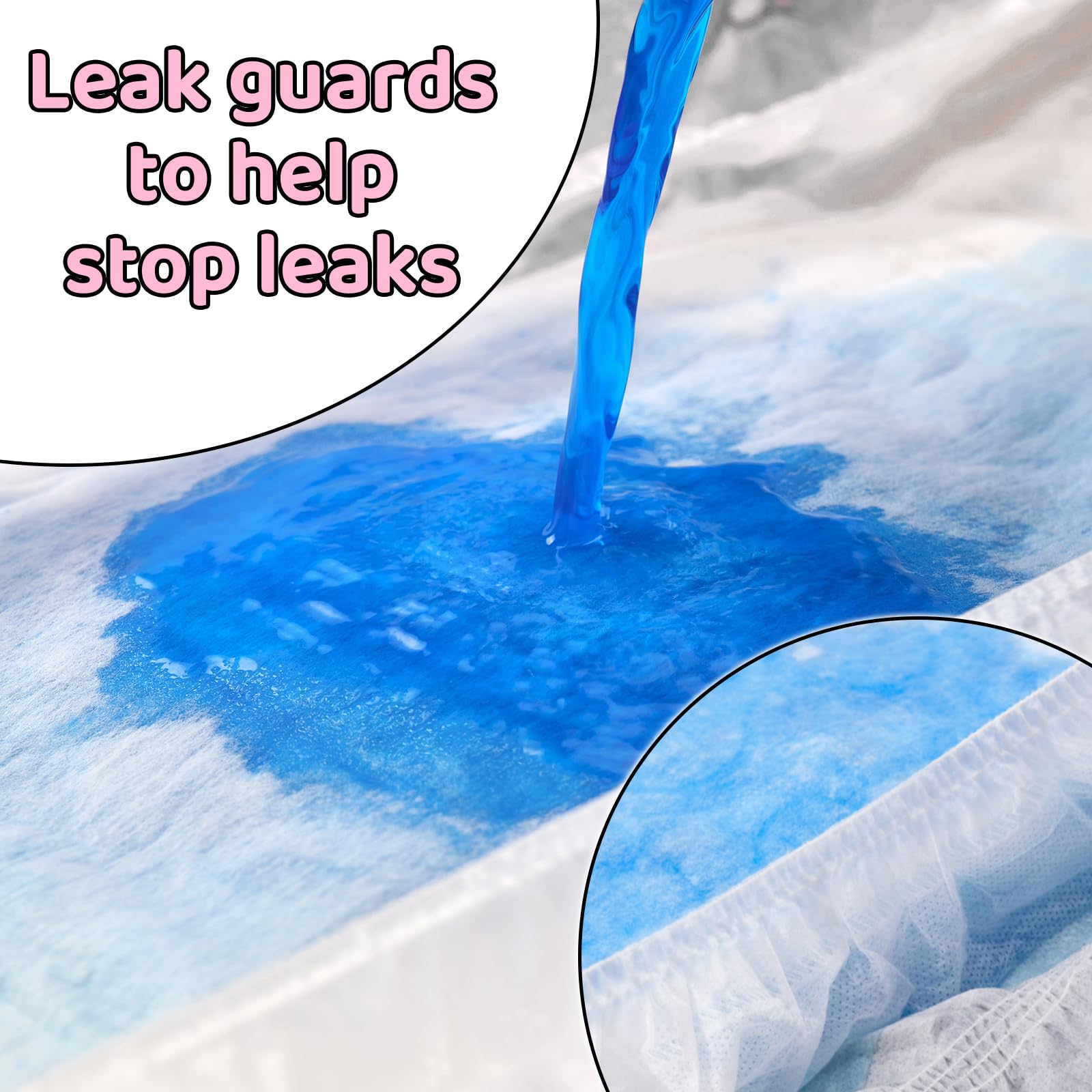 Littleforbig Ultra Absorbent 7000 mL Printed Diaper 2 Pieces - Goth Brat (Large 36"-48") - Image 6