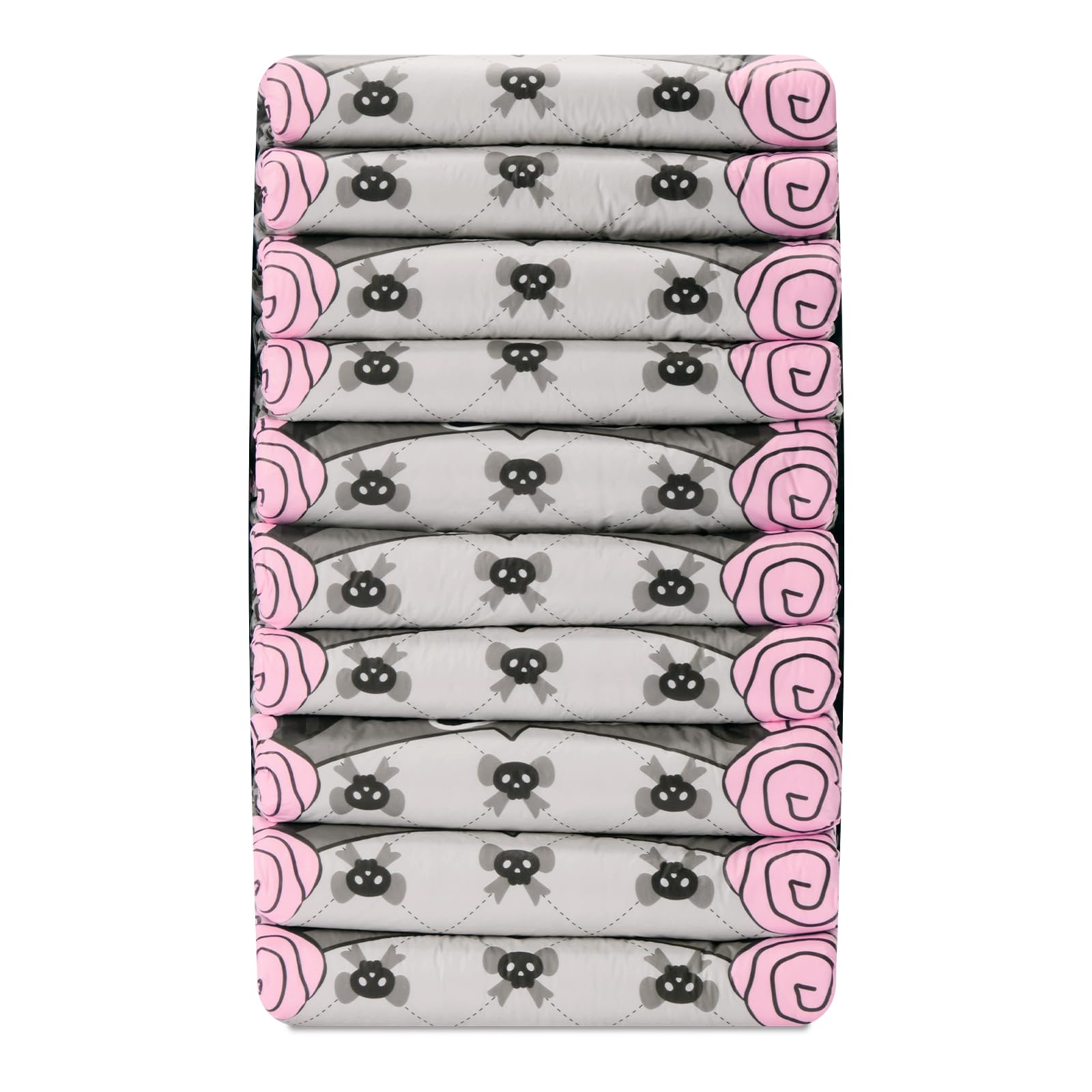 Littleforbig Ultra Absorbent 7000 mL Adult Printed Diaper 80 Pieces (8 Packs) - Goth Brat (Medium 28"-38") - Image 8