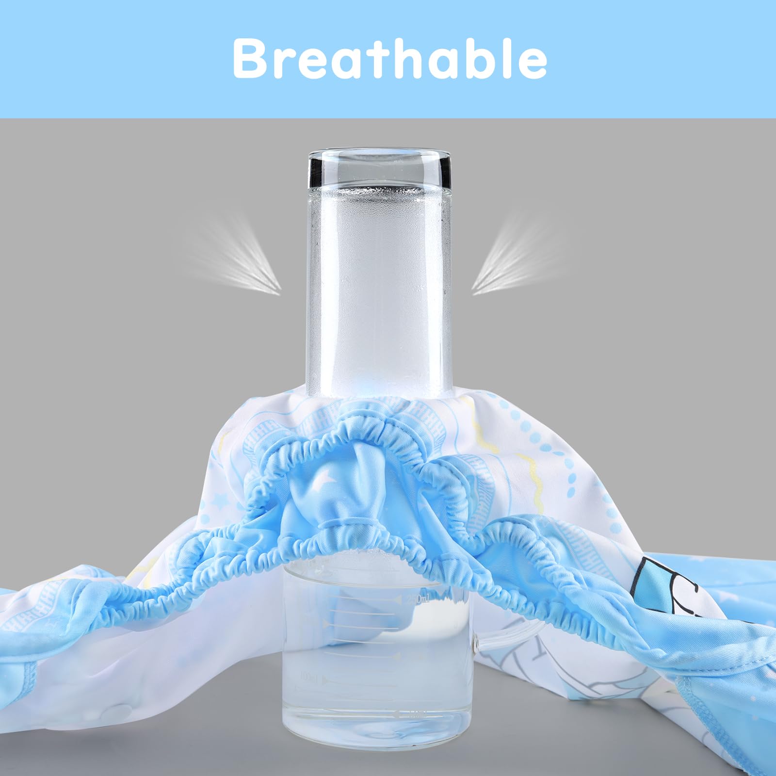 Littleforbig Washable Adjustable Reusable Waterproof Cloth Adult Diaper Wrap Cover One Size - Astro Babies - Image 4