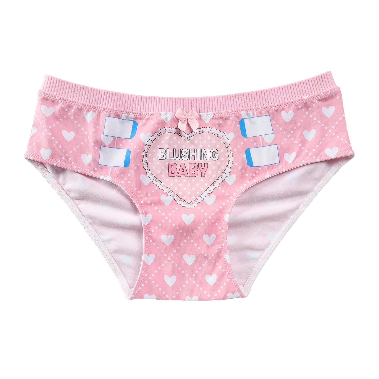Littleforbig Women's Ladies Soft Cotton Underwear Comfortable Hipster Briefs Babydoll Blushing Baby 'Oopsie’ Potty Pants - Image 6