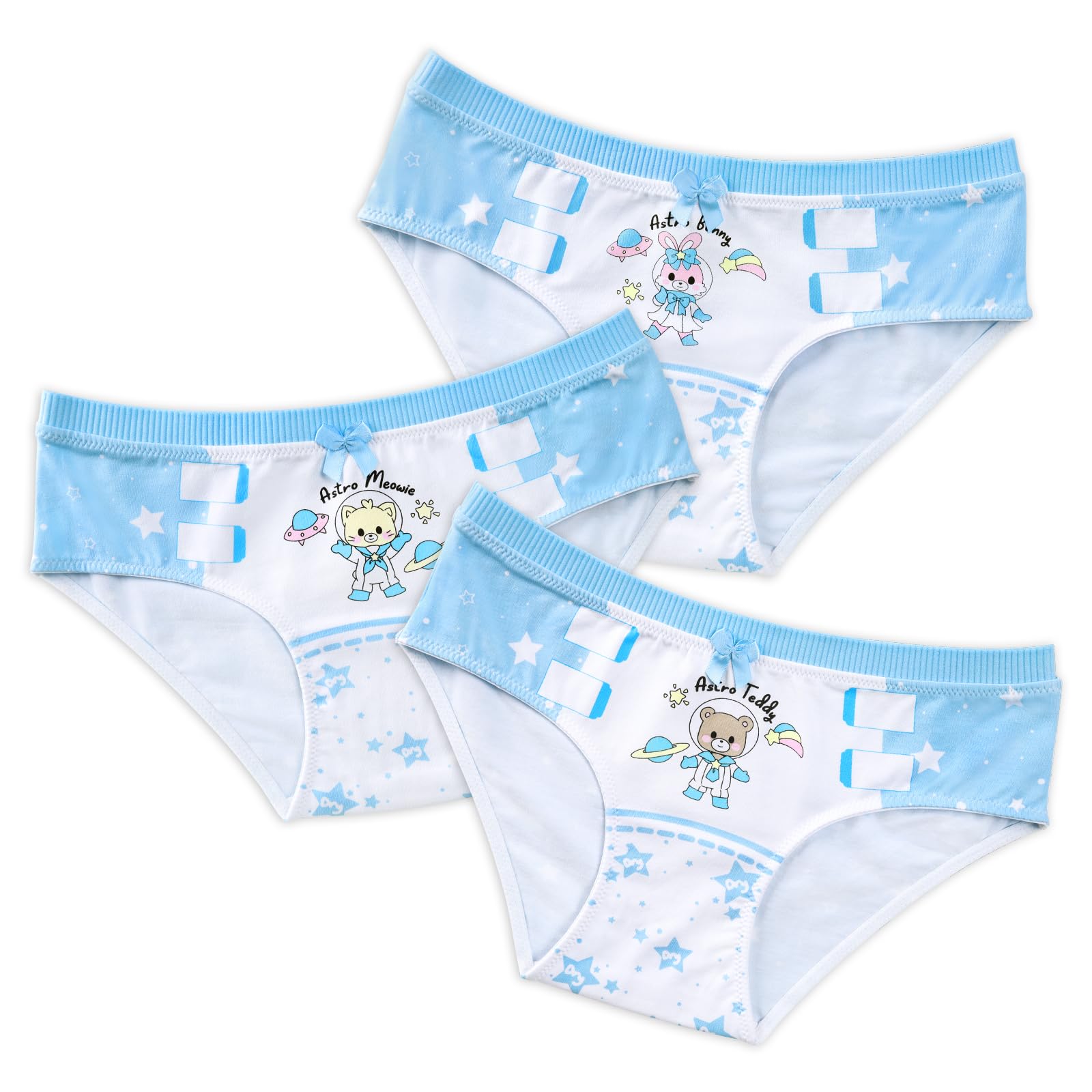 Littleforbig Women's Ladies Soft Cotton Underwear Hipster Briefs Astro Babies ‘Oopsie’ Potty Pants 3 Pack Panties Set - Image 6