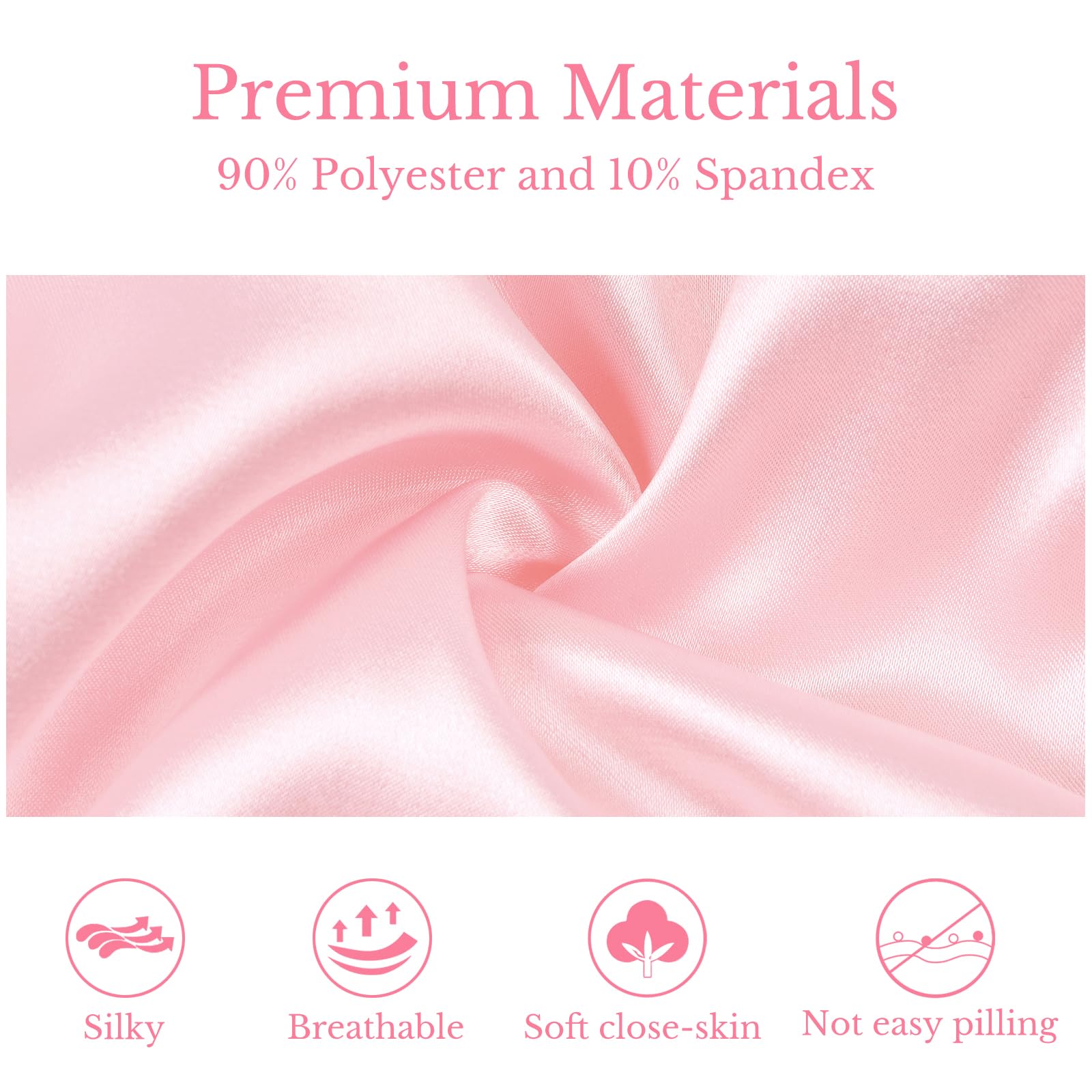 Littleforbig Women's Ladies Soft Underwear Comfortable Hipster Briefs Pretty Satin Over Ruffled Lace Bow Panties - Image 5